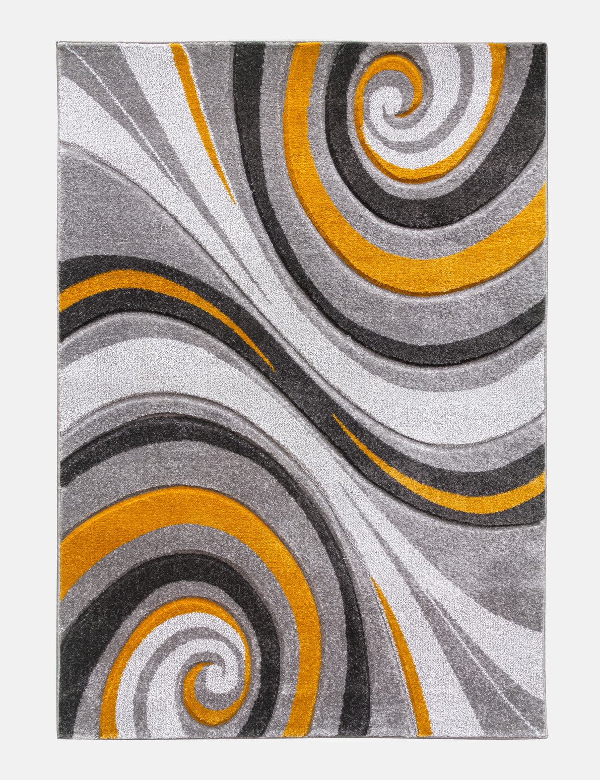 Samba Spirals Ochre 160 x 220