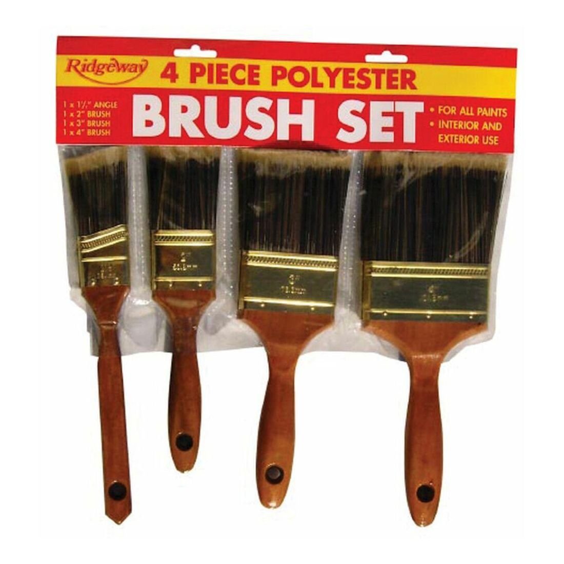RIDGEWAY BRUSH SET 4 PACK