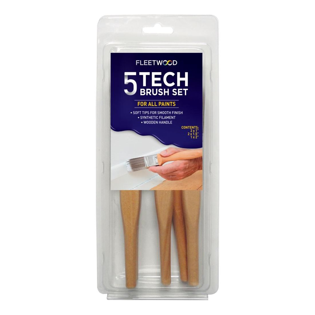 FLEETWOOD TECH 5PC BRUSH SET