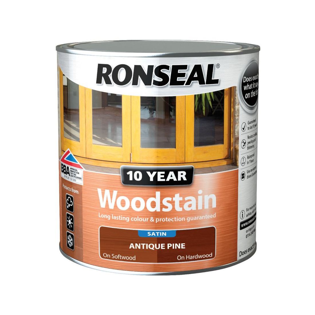 RONSEAL ANTIQUE PINE 10 YEAR WOODSTAIN 750ML
