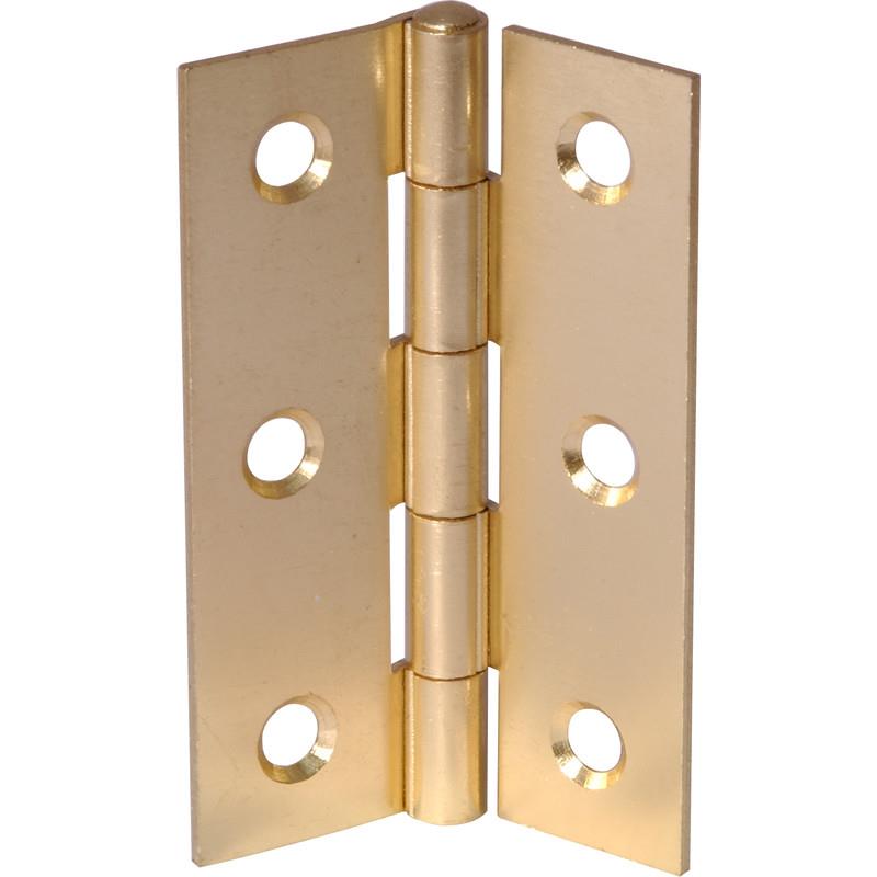 PERRY LIGHT BRASS BUTT HINGE 63MM 2.5"