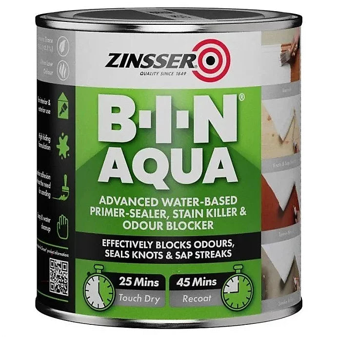 ZINSSER B-I-N AQUA PRIMER & SEALER 1L