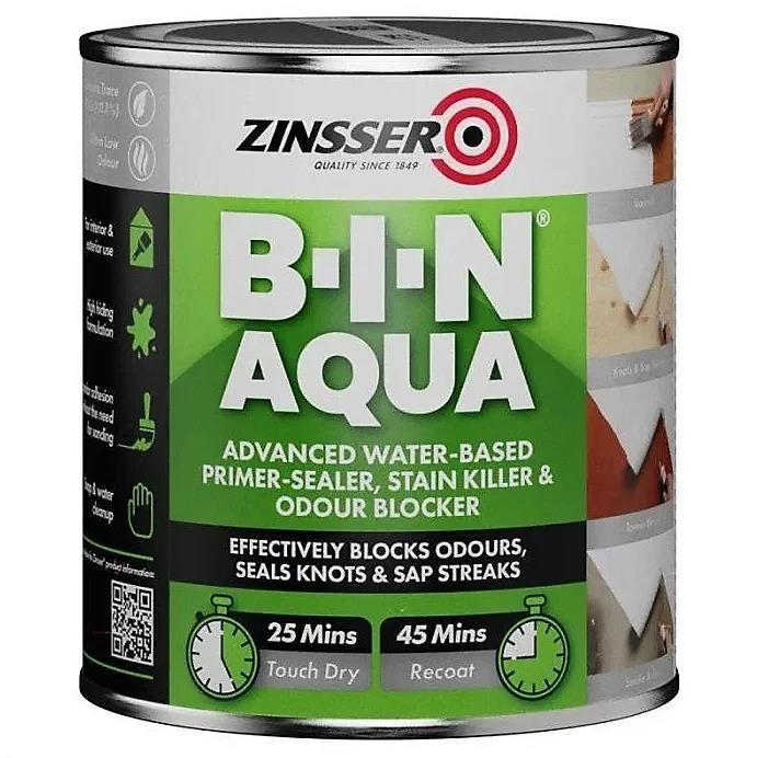 ZINSSER B-I-N AQUA PRIMER & SEALER 1L