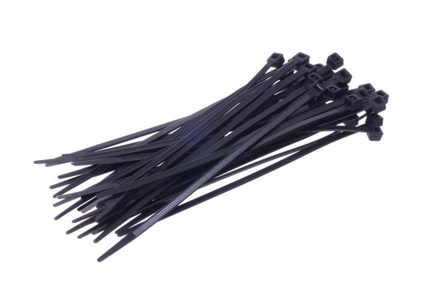 CABLE TIES BLACK 4.8 X 200MM
