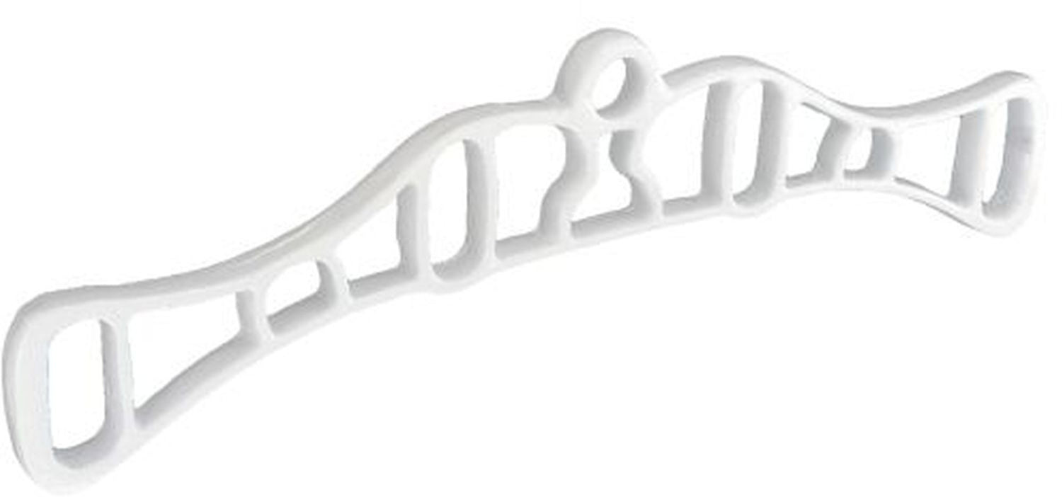 SECURIT RACK ENDS WHITE 350MM