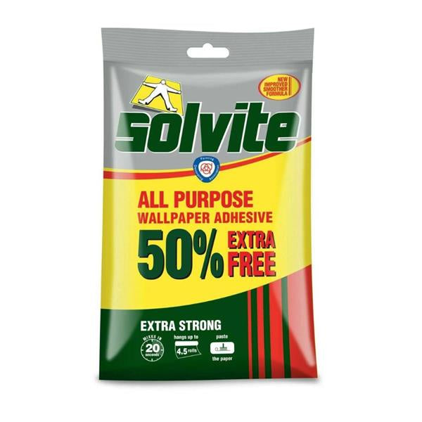 SOLVITE WALLPAPER ADHESIVE 4.5 ROLL 68G