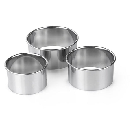 TALA SET OF 3 PLAIN PASTRY CUTTERS