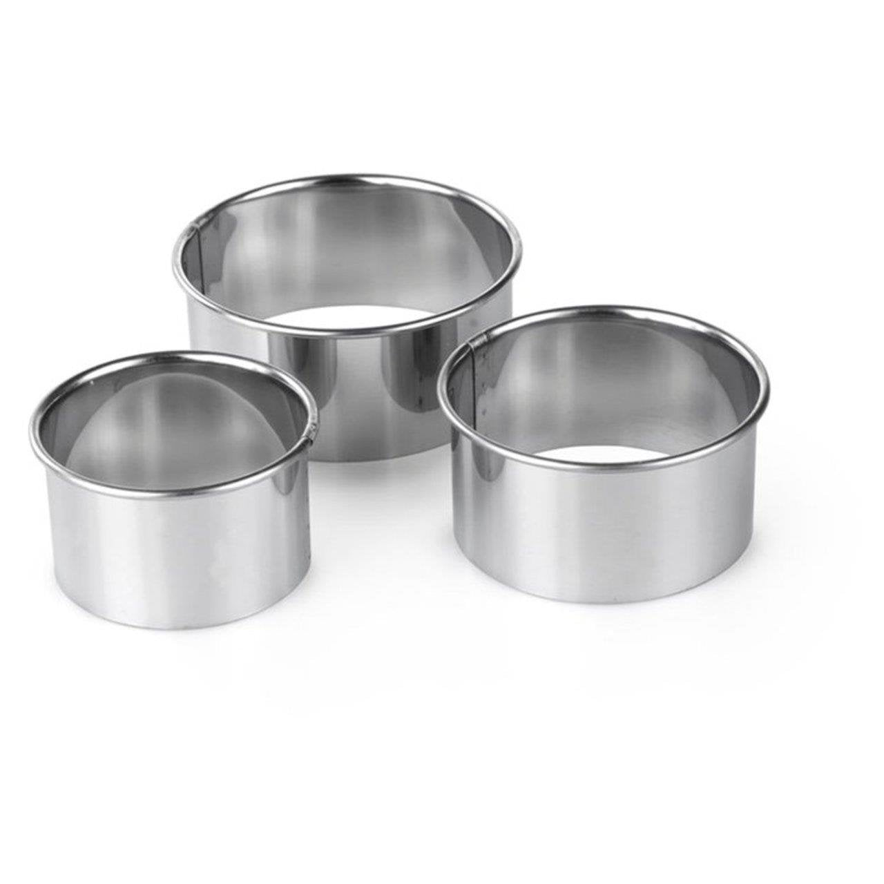 TALA SET OF 3 PLAIN PASTRY CUTTERS