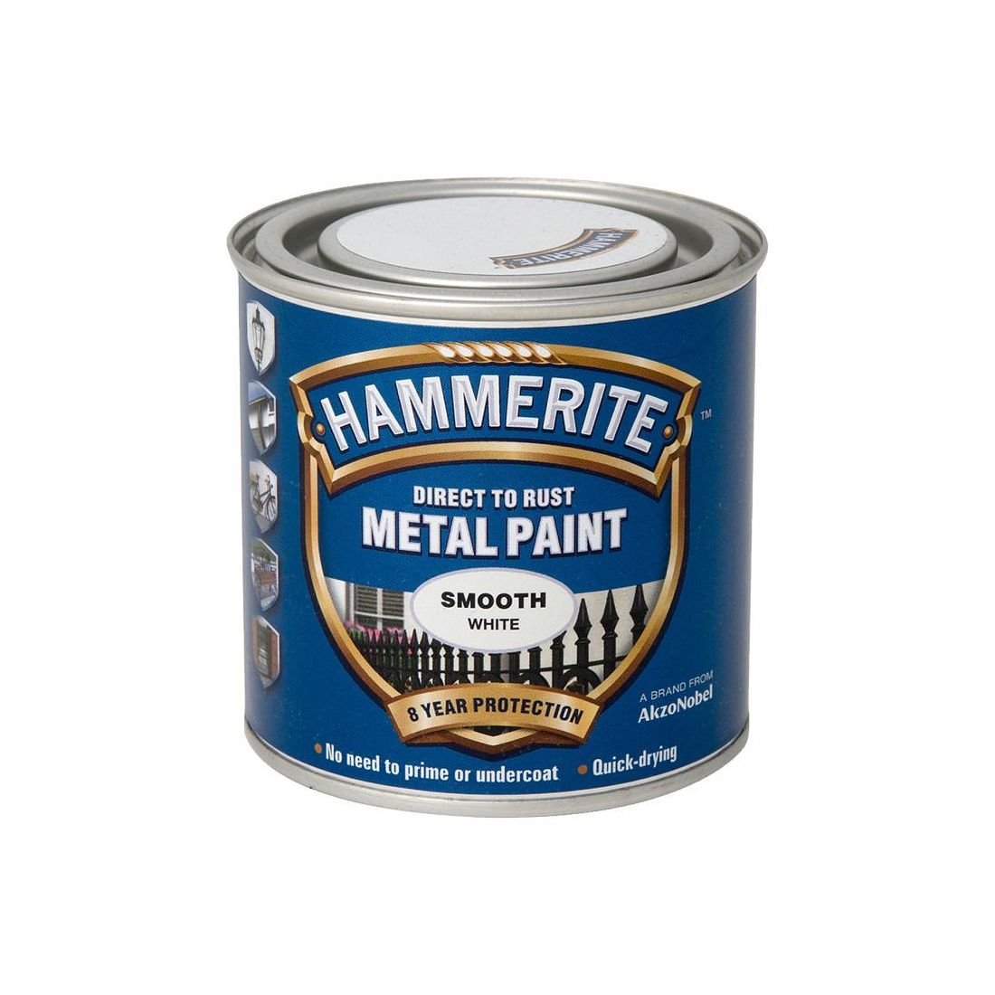 HAMMERITE METAL PAINT SMOOTH WHITE 750ML