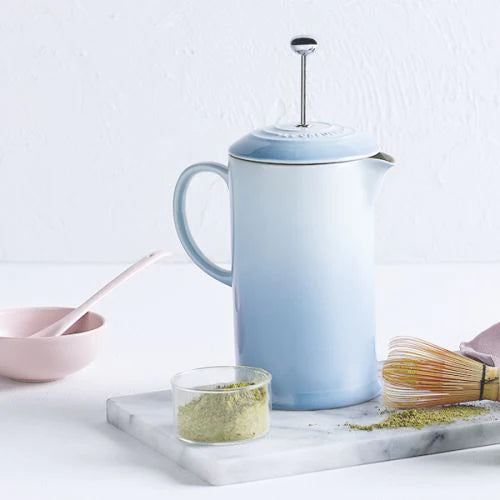 LE CREUSET COASTAL BLUE COFFEE POT