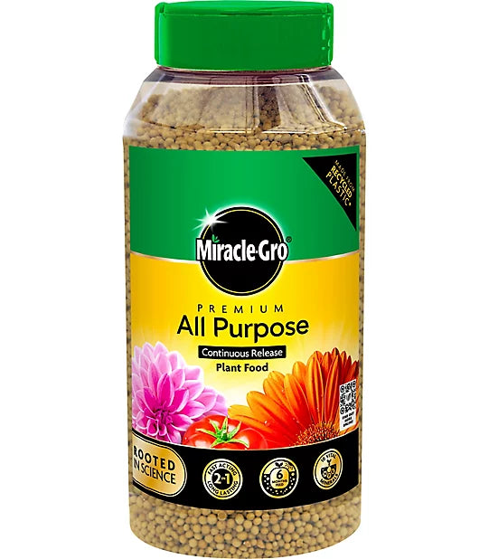MIRACLE-GRO ALL-PURPOSE CONTINUOUS RELEASE PLANT FOOD 900G