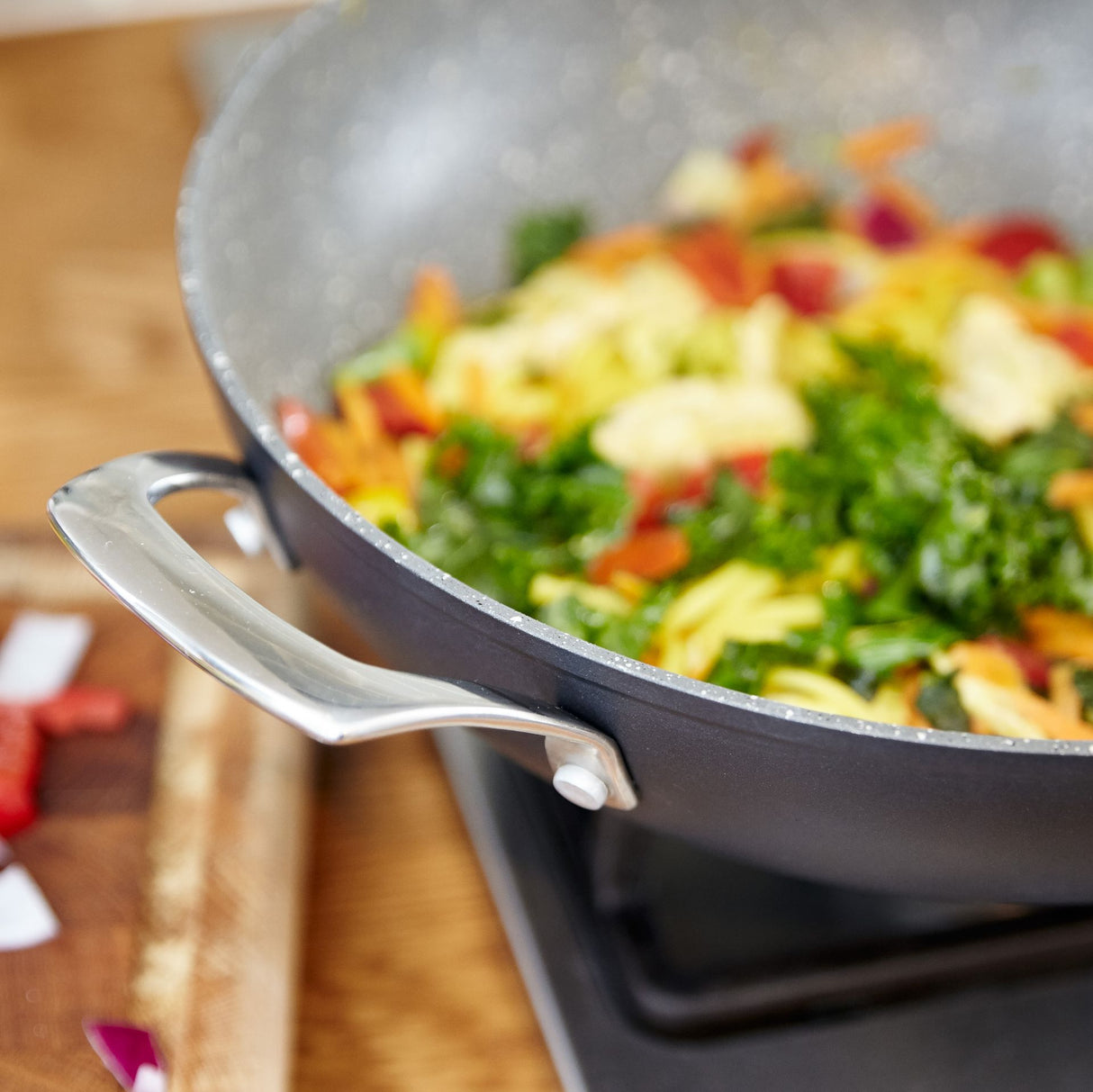 STELLAR ROCKTANIUM NON-STICK 30CM WOK