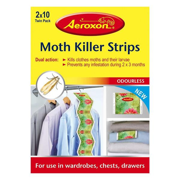 AEROXON MOTH KILLER STRIPS 2 PACK
