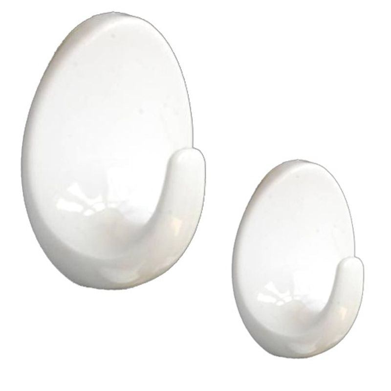 SECURIT OVAL SELF ADHESIVE HOOKS