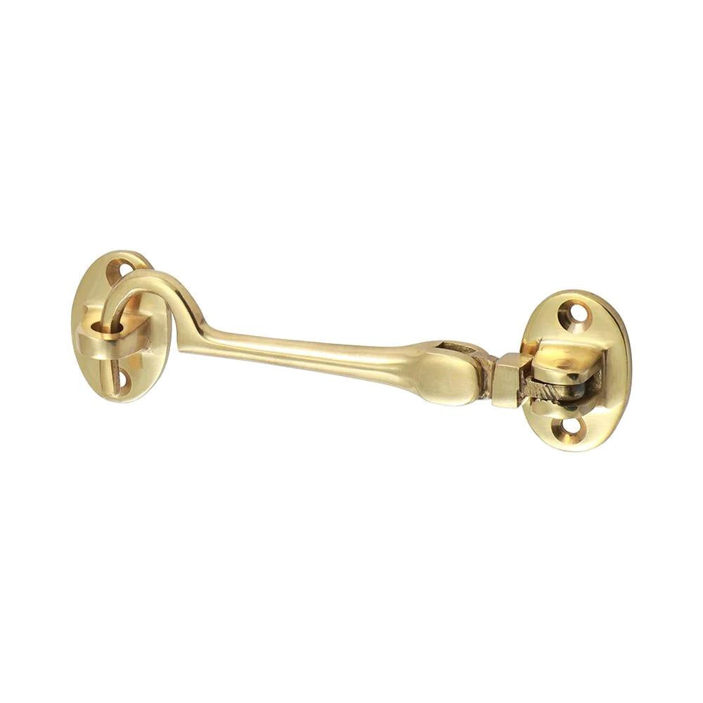 SECURIT BRASS CABIN HOOK 75MM