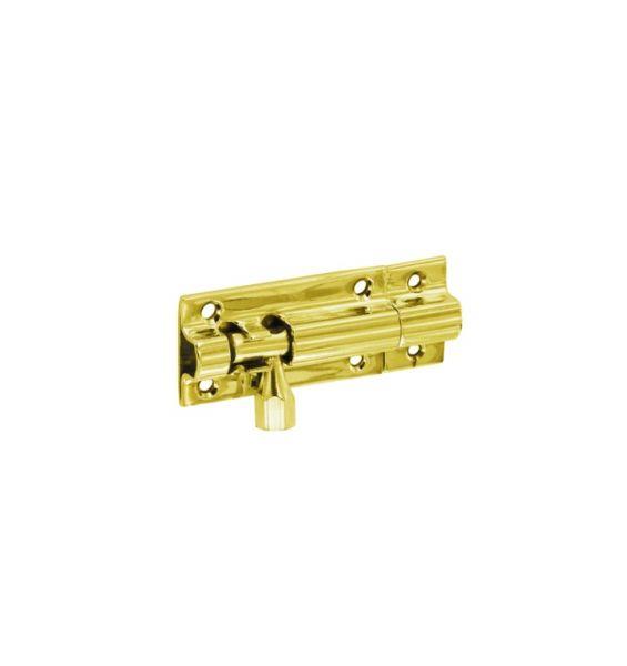 SECURIT BRASS DOOR BOLT 63MM