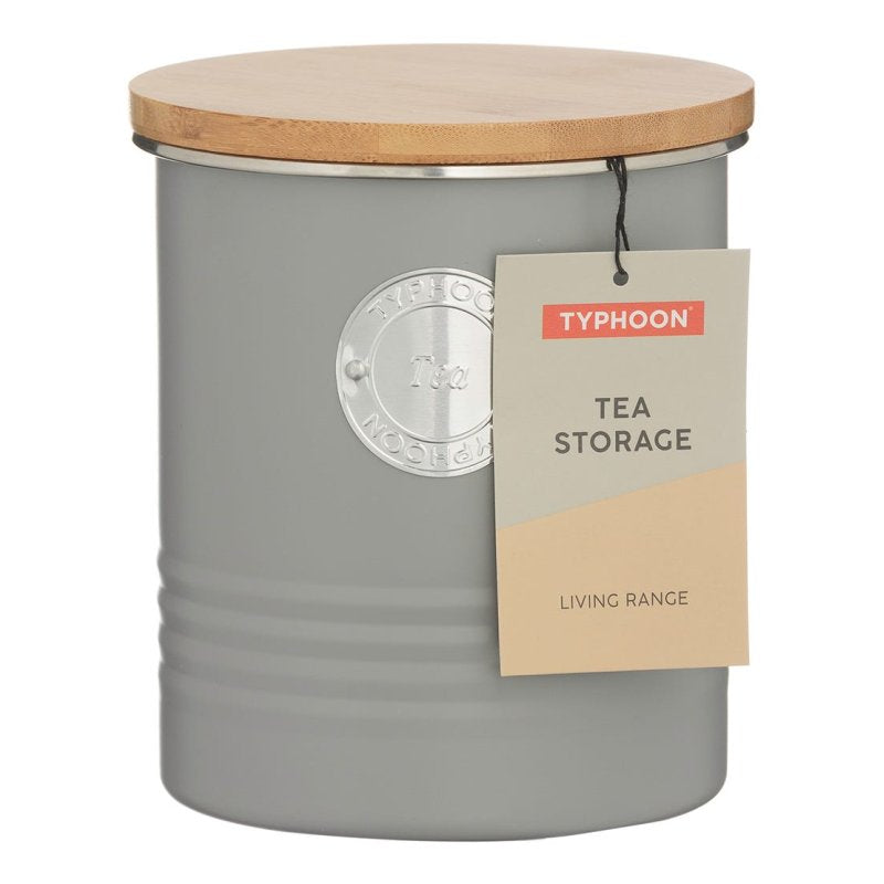 TYPHOON LIVING GREY TEA CANNISTER