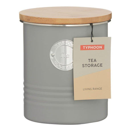 TYPHOON LIVING GREY TEA CANNISTER