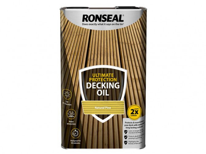 RONSEAL DECKING OIL NATURAL PINE 5L
