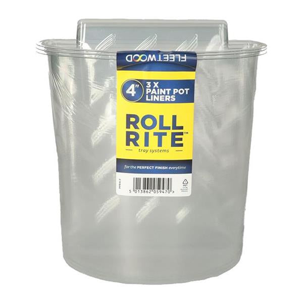 FLEETWOOD ROLL RITE PAINT POT LINERS 3 PACK