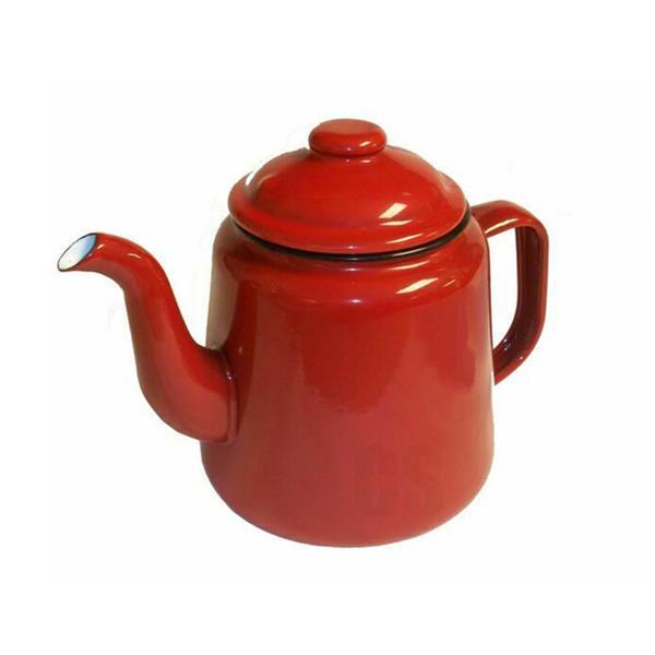 FALCON ENAMEL TEAPOT RED
