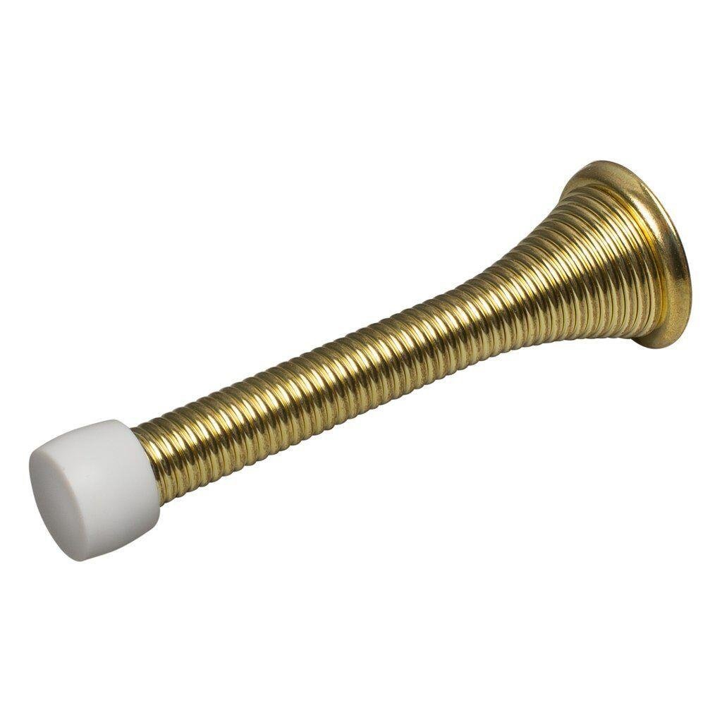 SECURIT SPRING BRASS DOOR STOP