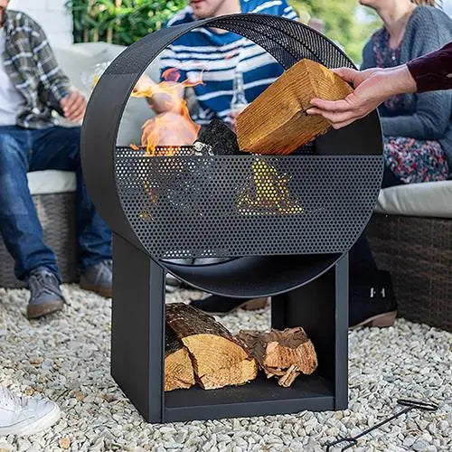 LA HACIENDA CAMACHA PERFORATED FIREPLACE