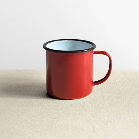 FALCON ENAMEL MUG RED 9CM