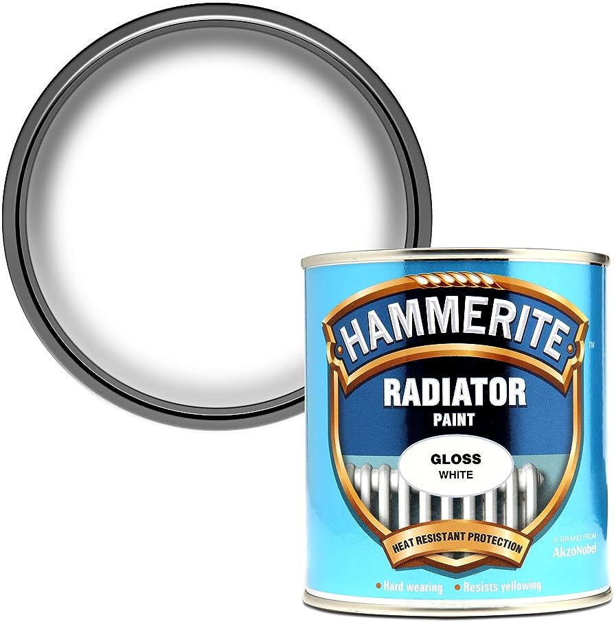 HAMMERITE RADIATOR ENAMEL GLOSS WHITE 500ML