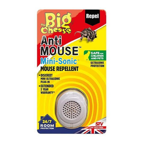 THE BIG CHEESE ANTI MOUSE MINI SONIC MOUSE REPELLENT