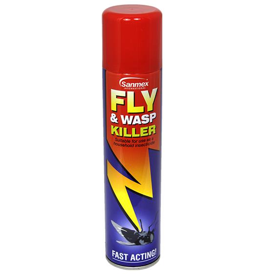 SANMEX FLY & WASP KILLER SPRAY 300ML
