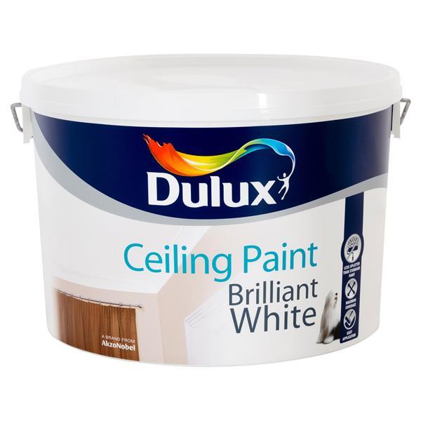DU CEILING PAINT BRILLIANT WHITE 10L