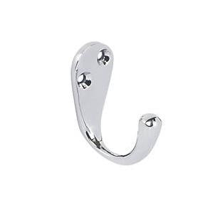 SECURIT COAT HOOK CHROME 50MM