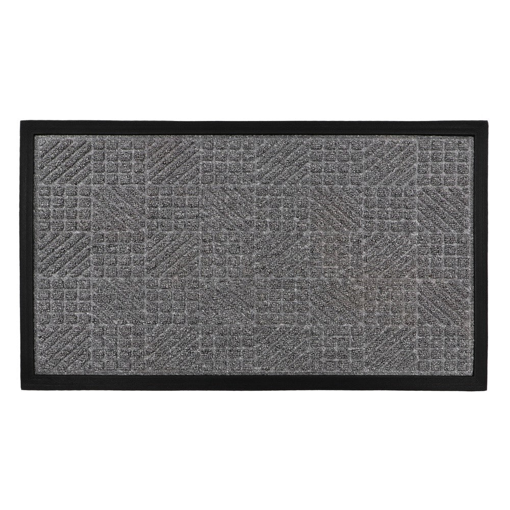 JVL FIRTH TILE RUBBER BACKED MAT 40 X 70CM