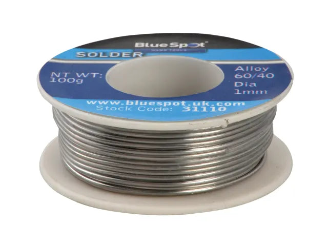 BLUE SPOT FLUX COVERED SOLDER 100G