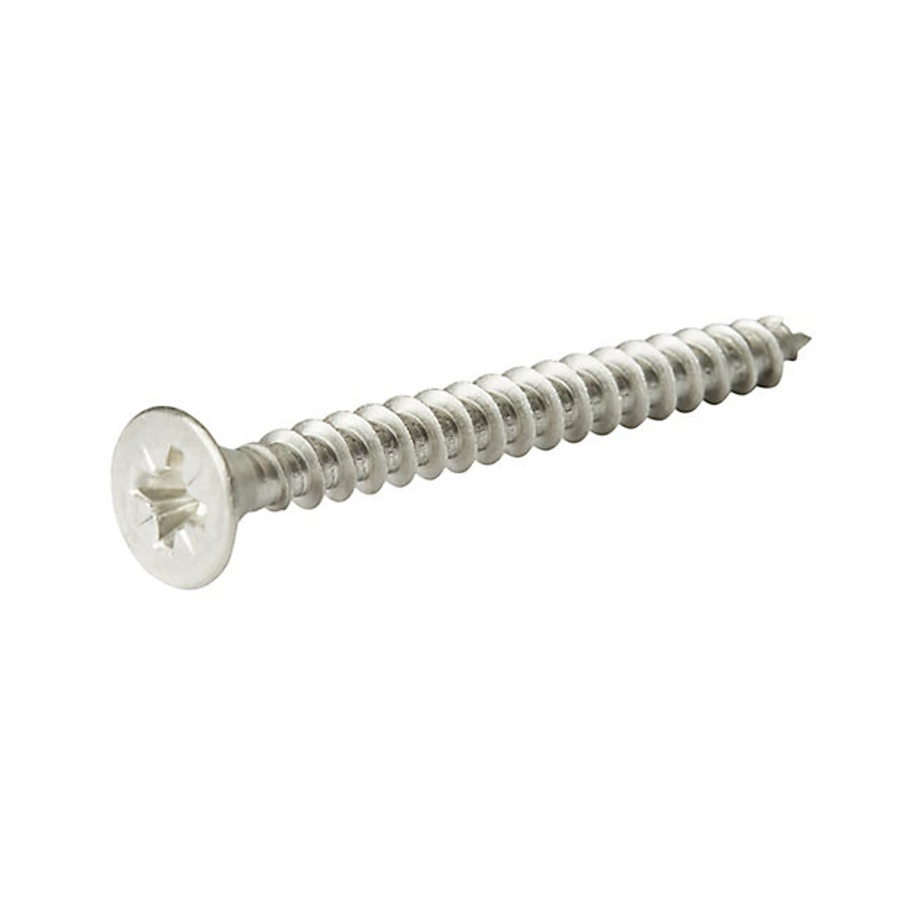 STAINLESS STEEL WOOD SCREWS 6.0 X 40MM 100 BOX