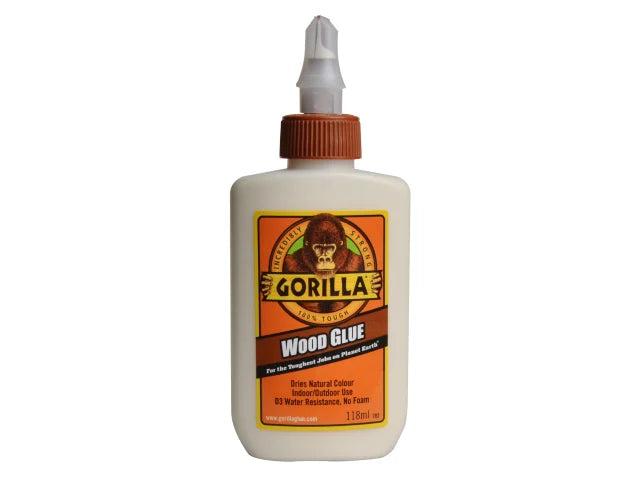 GORILLA PVA WOOD GLUE 118ML
