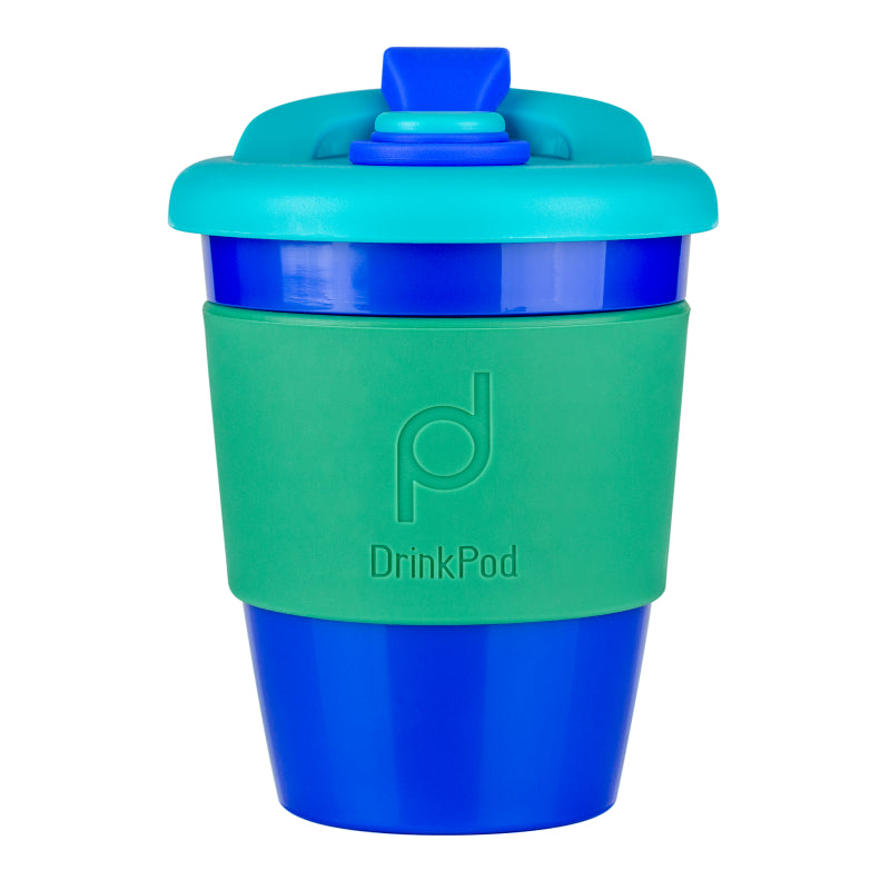 RESUABLE DRINK POD 12 OZ BLUE