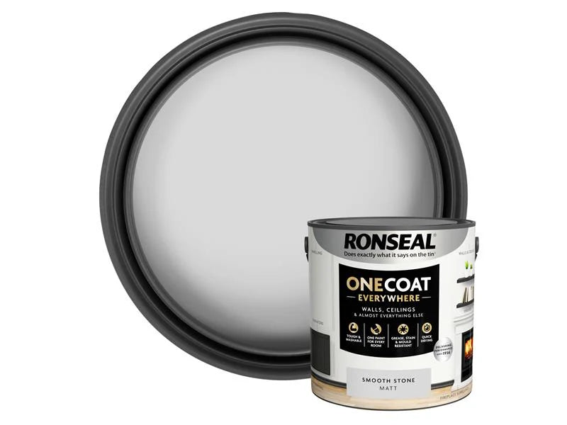 RONSEAL ONE COAT EVERYWHERE PAINT SMOOTH NSTONE MATT 2.5L