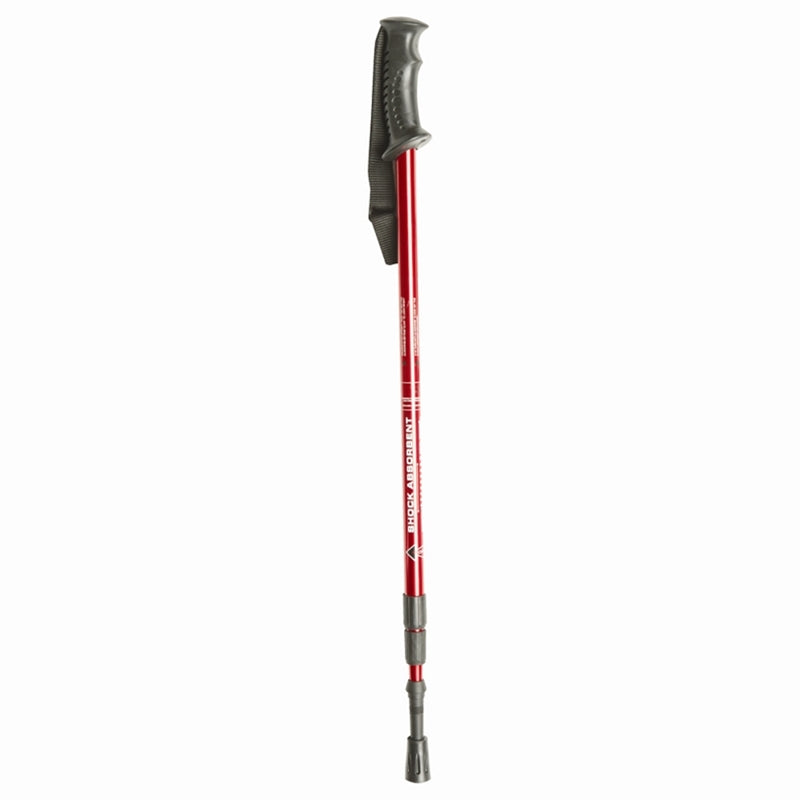 RED ADJUSTABLE HIKING POLE