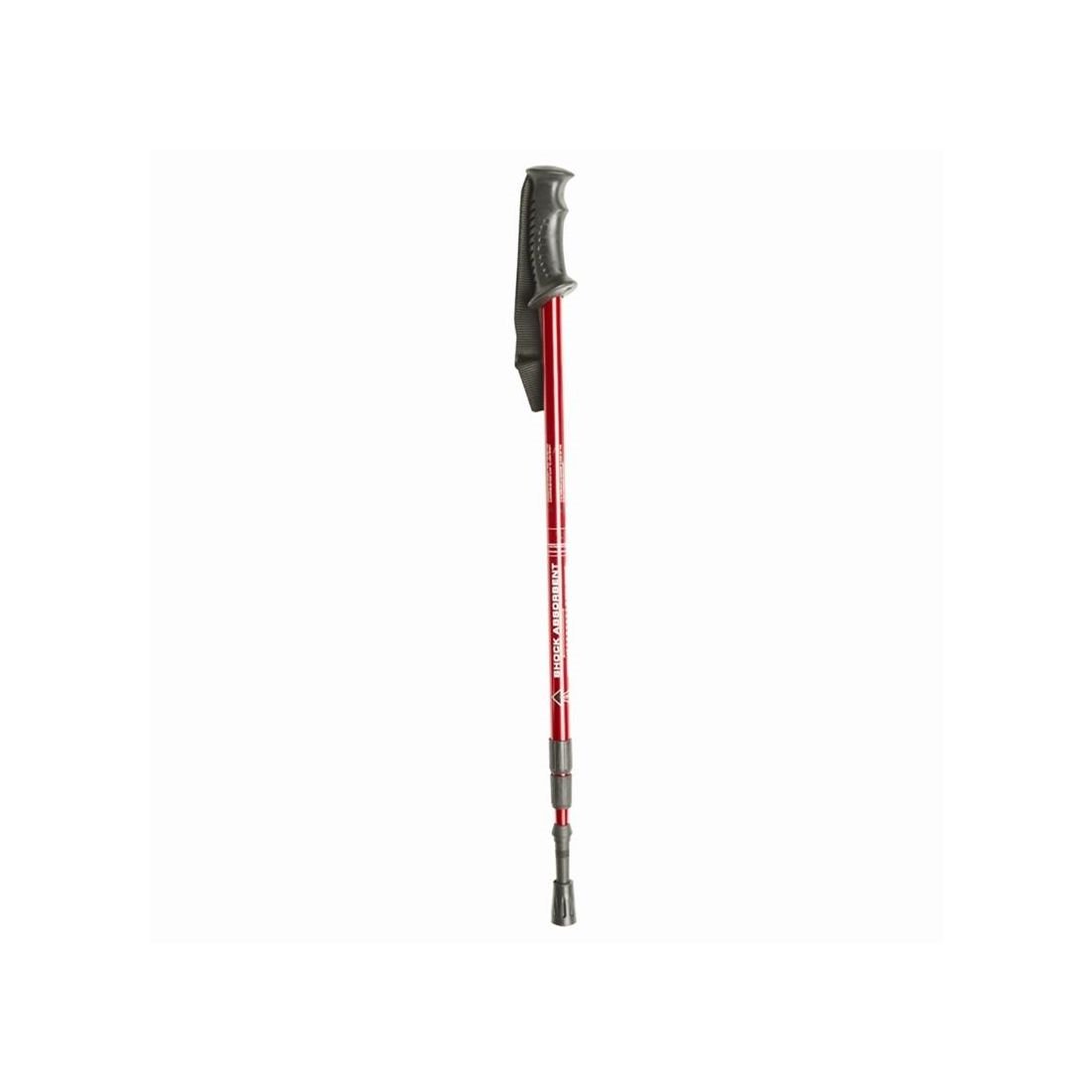 RED ADJUSTABLE HIKING POLE