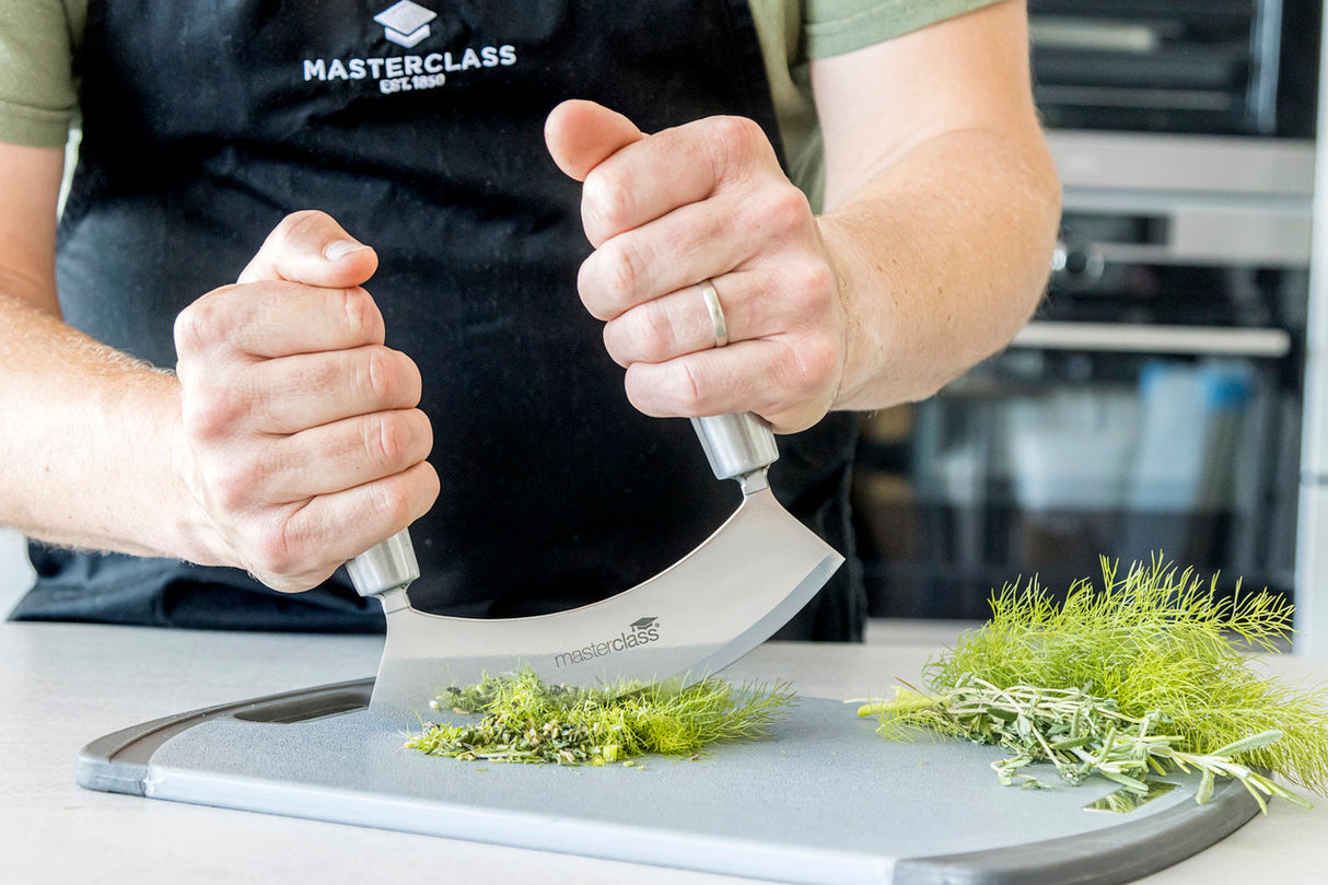 MASTERCLASS ACERO STAINLESS STEEL 18CM (7") SINGLE BLADED HACHOIR