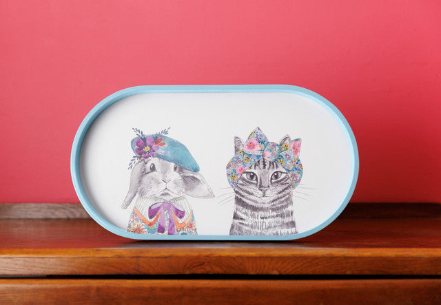 MIKASA TIPPERLEYHILL OVAL SERVING TRAY 38CM