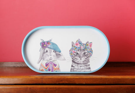 MIKASA TIPPERLEYHILL OVAL SERVING TRAY 38CM