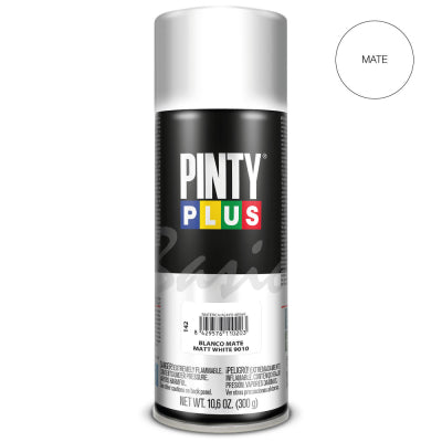 PINTY PLUS BASIC SPRAY PAINT WHITE MATT 400ML