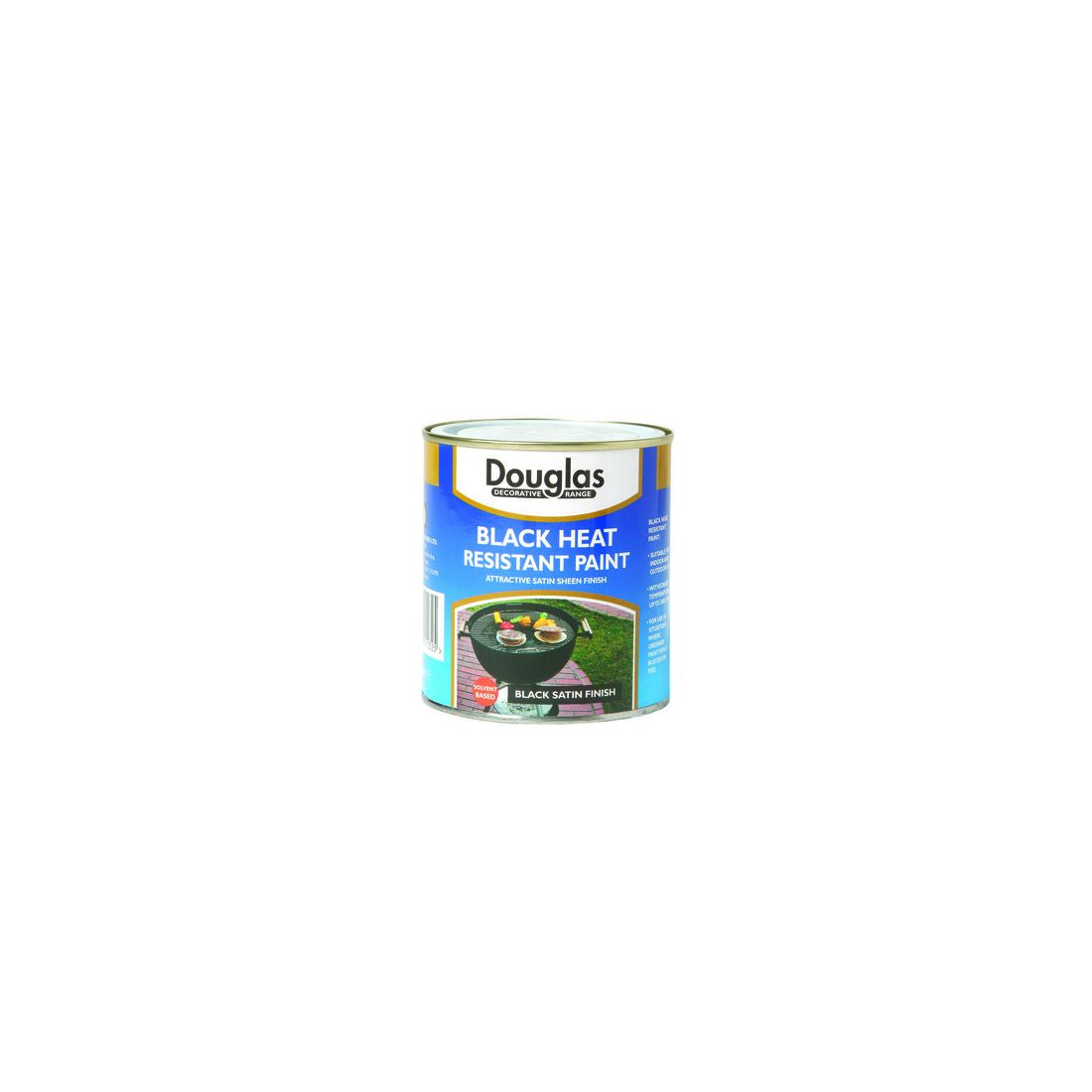 DOUGLAS BLACK HEAT RESISTANT PAINT 250ML