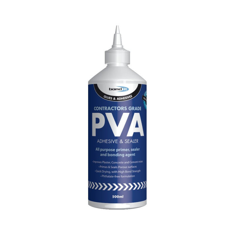 BOND-IT CONTRACTORS GRADE PVA BOND 500ML