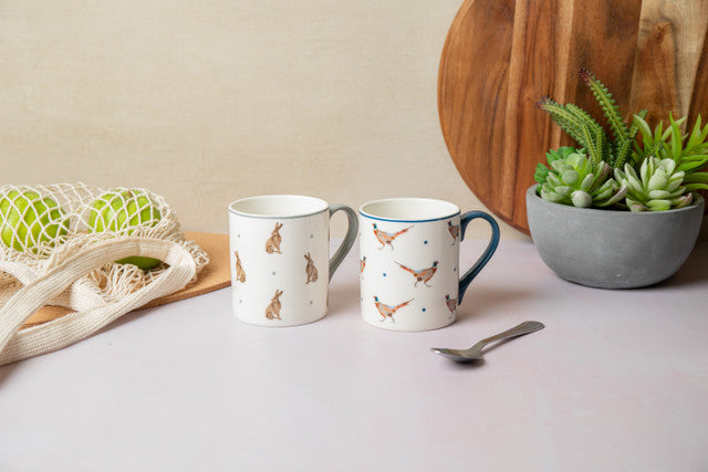 MIKASA PHEASANT STRAIGHT SIDED PORCELAIN MUG 280ML