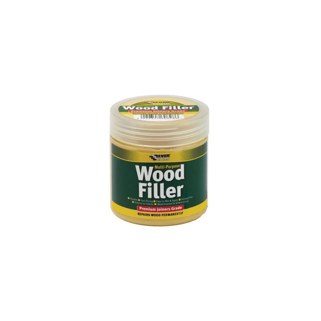 EVERBUILD MEDIUM STAINABLE WOOD FILLER 250ML