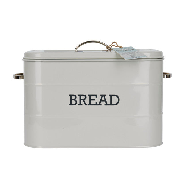 LIVING NOSTALGIA FRENCH GREY BREAD BIN